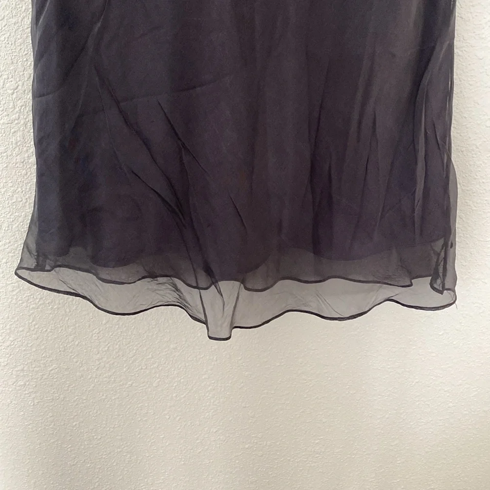 90s Silk‎ overlay grunge midi slip dress